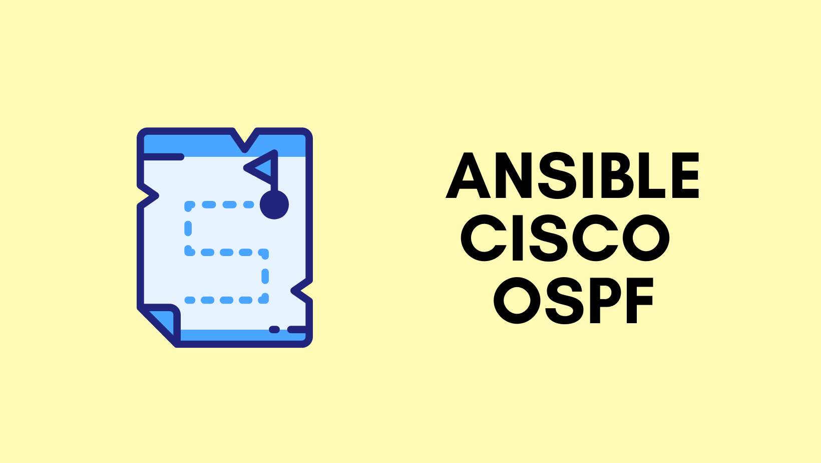 Cisco ospf configuration with ansible network automation
