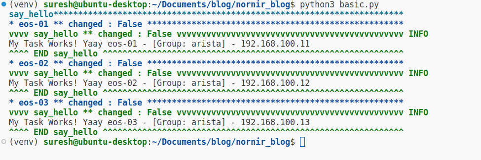 Nornir Network Automation