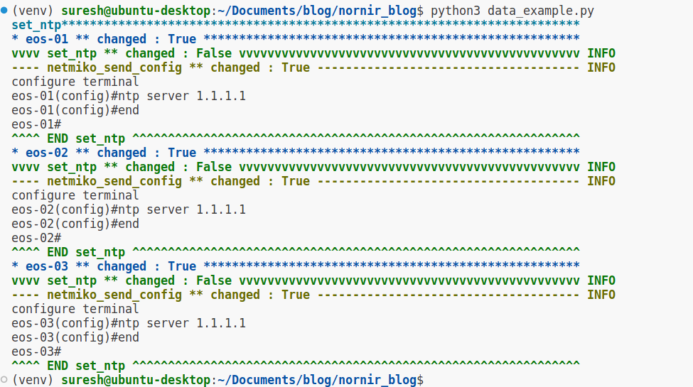 Nornir Network Automation