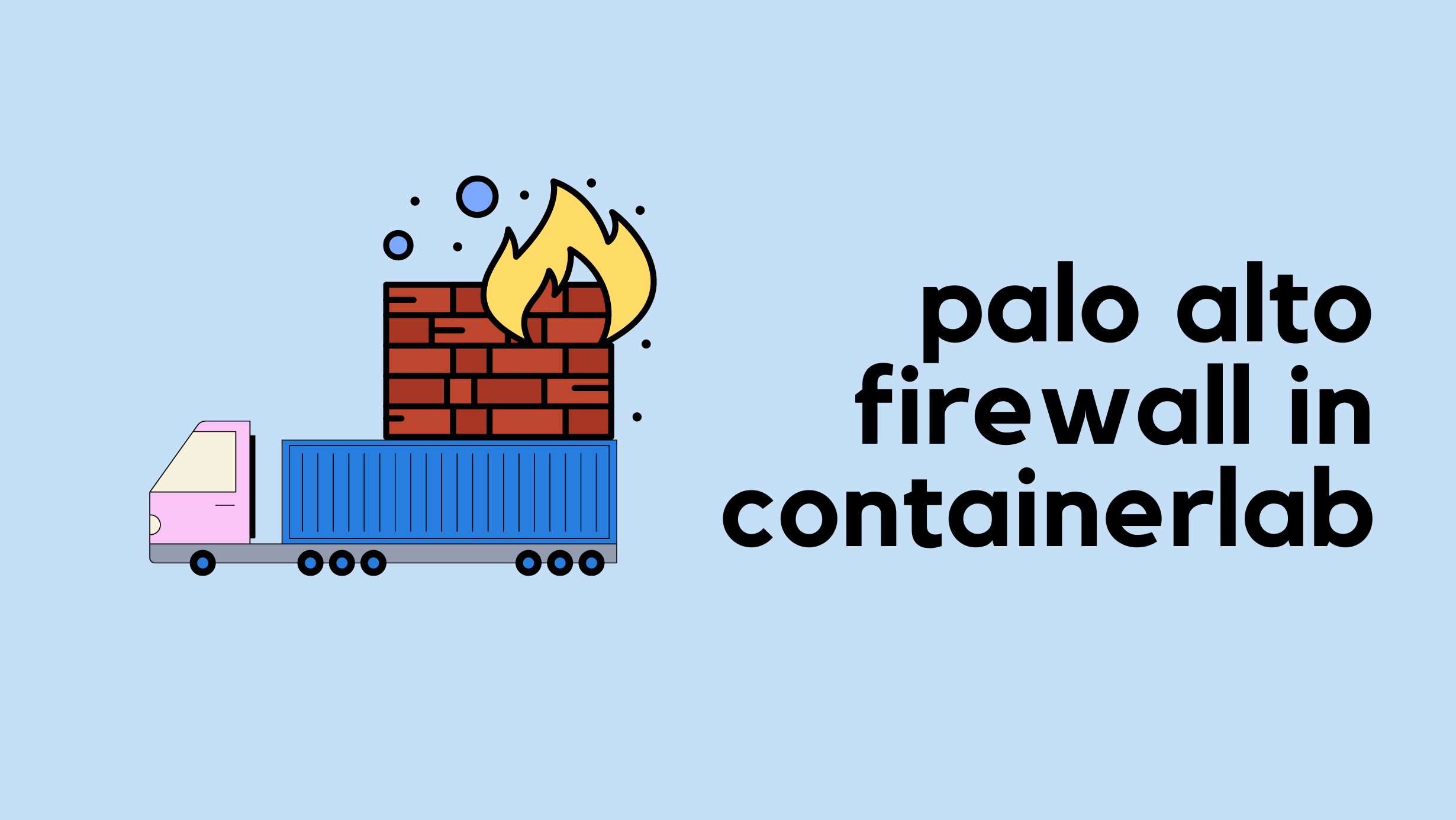 Running Palo Alto Firewall in Containerlab