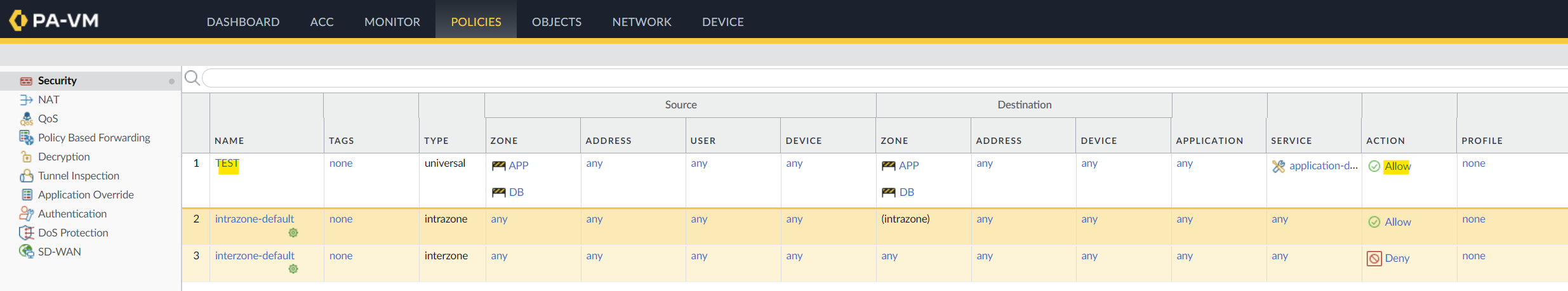 Running Palo Alto Firewall in Containerlab