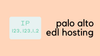 Palo Alto EDL Hosting Service Example (GitHub URLs)