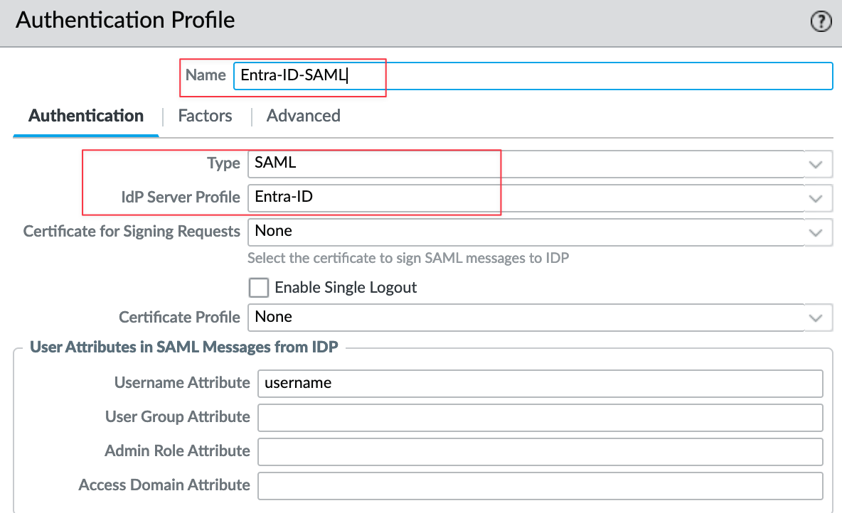 Global Protect VPN SAML SSO with Entra-ID