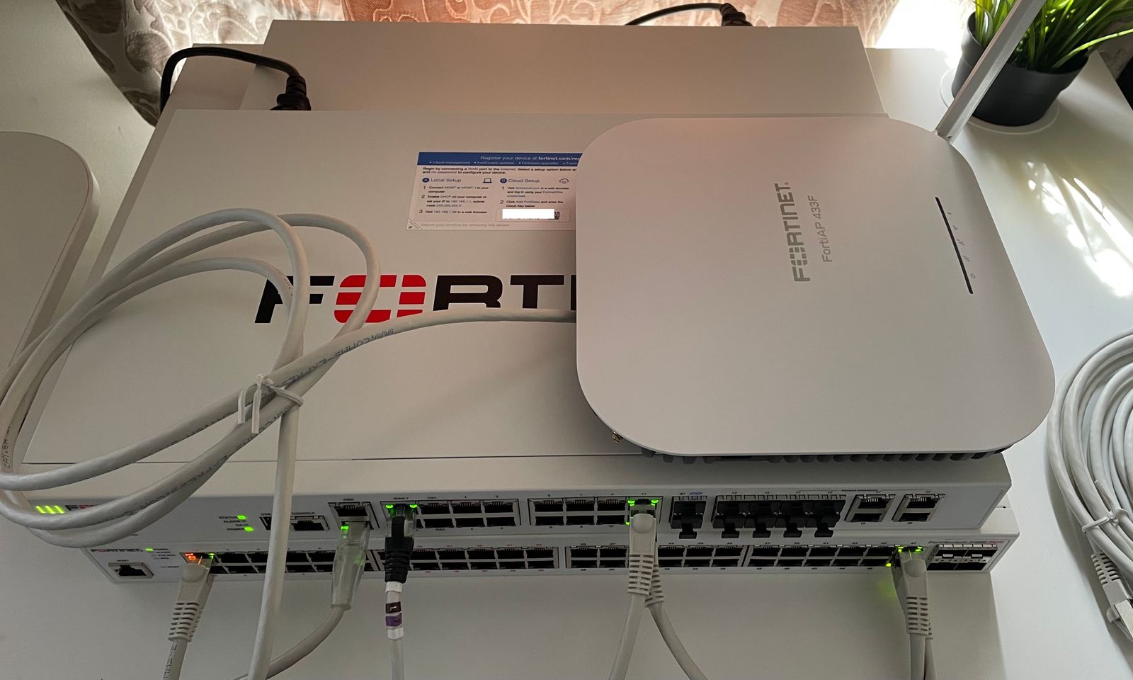Fortinet stack configuration fortigate fortiswitch and fortiap 