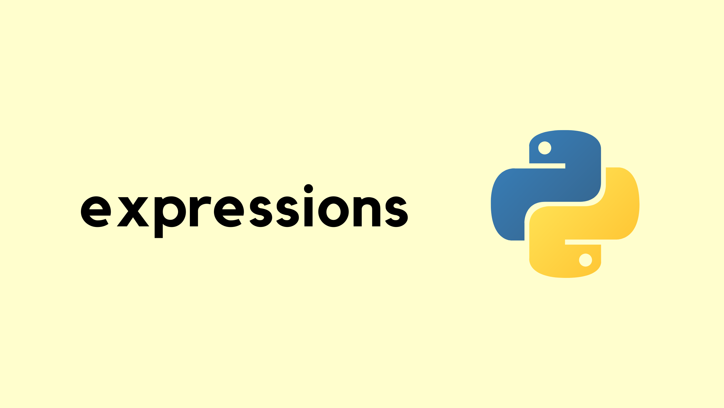 Python - Introduction to Expressions (IV)